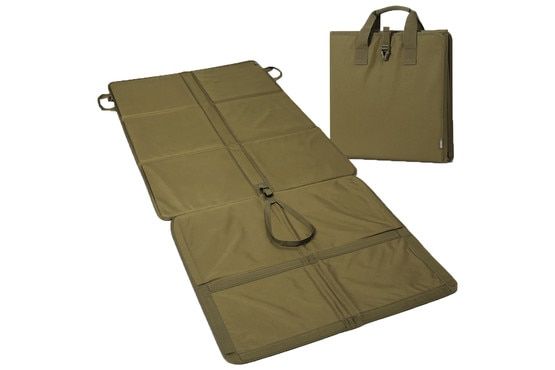 Savior Equipment FSM Folding Shooting Mat in Tan has EVA foam padding